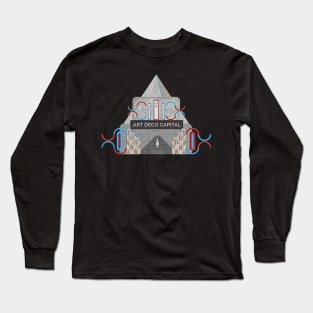 Classic Art Deco Capital Building Long Sleeve T-Shirt